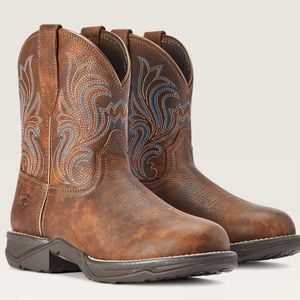 Anthem Round Toe Shortie Western Boot size 8